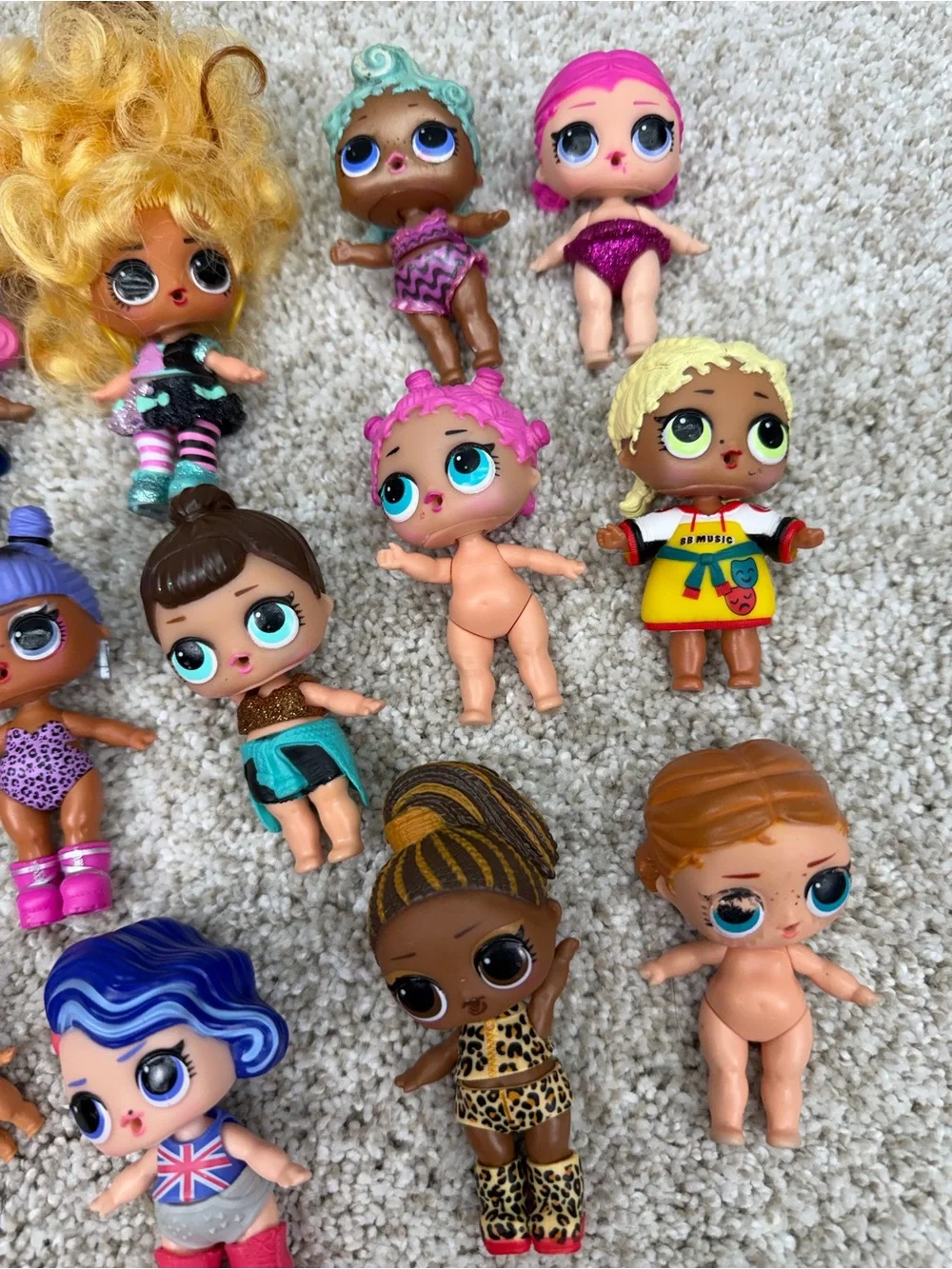 LOL Surprise Fashion Dolls Mini Figures Lot Bundle of 14